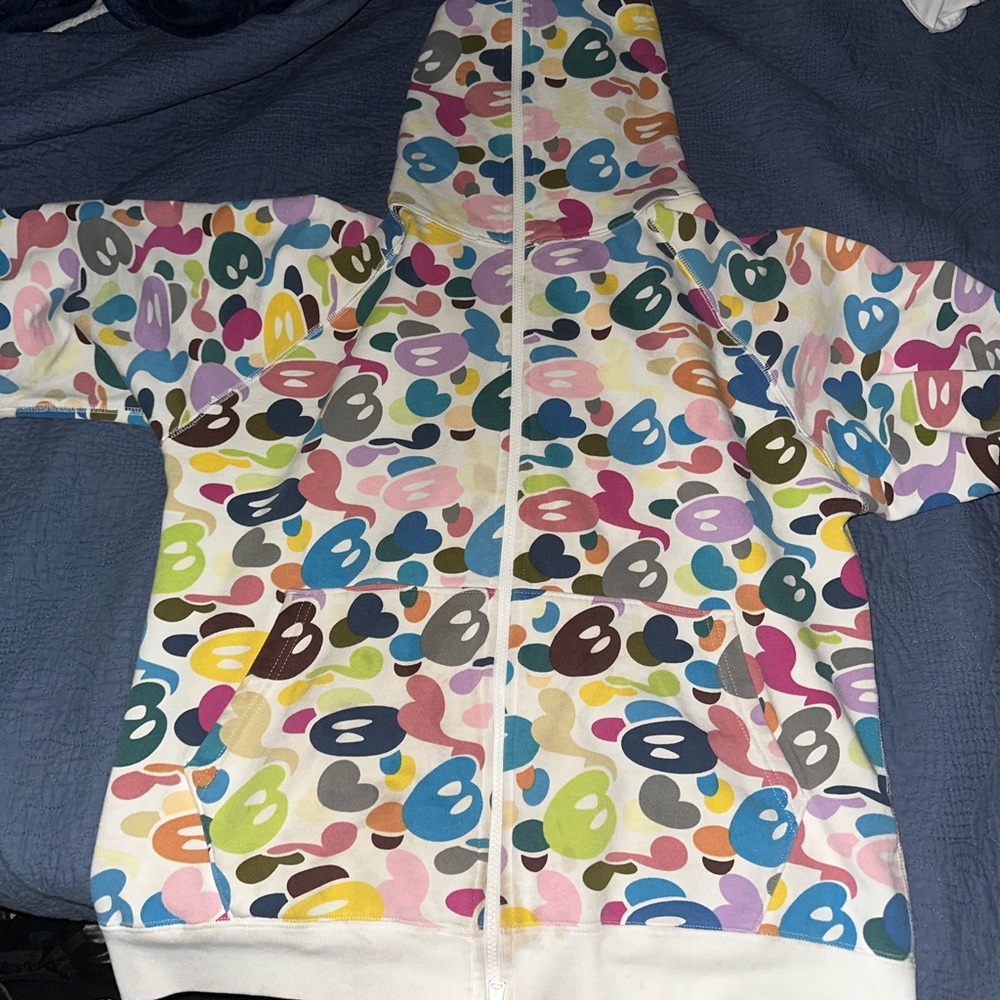 Baby Milo multi camo zip up